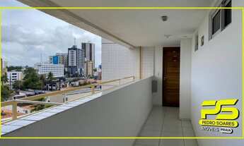 Imagem 2: Apartamento com 3 dormitórios à venda, 67 m² por r$ 300.000 - torre - joão pessoa/pb para