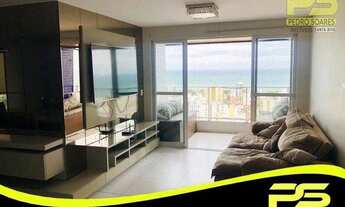 Imagem 6: Apartamento com 4 dormitórios à venda, 117 m² por r$ 950.000 - tambaú - joão pessoa/pb par