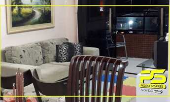 Imagem 3: Apartamento com 3 dormitórios à venda, 104 m² por r$ 450.000 - intermares - cabedelo/pb pa