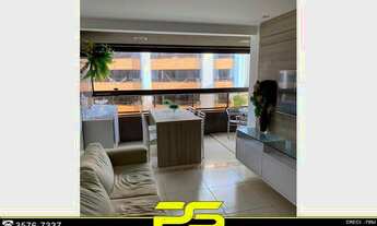 Imagem 2: Apartamento com 2 dormitórios para alugar, 73 m² por r$ 5.000/mês - intermares - cabedelo