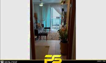Imagem 4: Apartamento com 3 dormitórios à venda, 81 m² por r$ 589.000 - brisamar - joão pessoa/pb #s