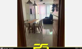 Imagem 2: Apartamento com 3 dormitórios à venda, 75 m² por r$ 440.000 - intermares - cabedelo/paraíb