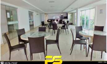 Imagem 4: Apartamento com 1 dormitório à venda, 57 m² por r$ 433.000 - cabo branco - joão pessoa/pb