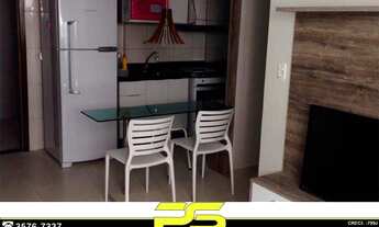 Imagem 6: Apartamento mobiliado com 2 dormitórios à venda, 55 m² por r$ 460.000 - cabo branco - joão