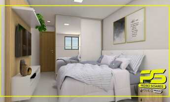 Imagem 5: Apartamento com 2 dormitórios à venda, 69 m² por r$ 243.627 - jacumã - conde/pb para