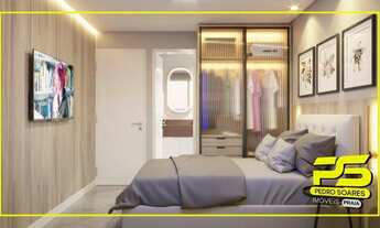 Imagem 7: Apartamento com 2 dormitórios à venda, 54 m² por r$ 232.000 - altiplano cabo branco - joão