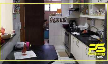 Imagem 7: Apartamento com 4 dormitórios à venda, 137 m² por r$ 520.000,00 - tambaú - joão pessoa/pb