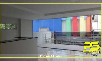 Imagem 2: Apartamento com 3 dormitórios à venda, 82 m² por r$ 471.000 - manaíra - joão pessoa/pb #so