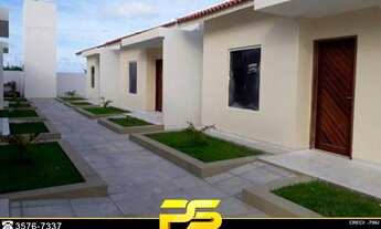 Imagem 2: Casa com 2 dormitórios à venda, 60 m² por r$ 200.000 - praia bela - conde/pb #samara para