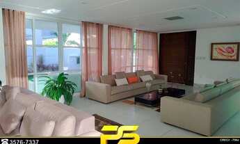 Imagem 4: Casa com 5 dormitórios à venda, 450 m² por r$ 2.200.000 - loteamento bela vista - cabedelo