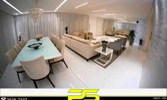 Imagem 4: Casa com 4 dormitórios à venda, 380 m² por r$ 2.550.000 - altiplano cabo branco - joão pes