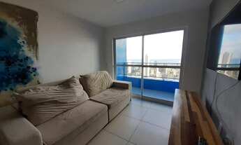 Imagem 1: Apartamento mobiliado 82,36m2 com 02 quartos no brisamar para locação por 3.100,00 para