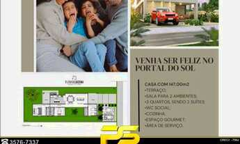 Imagem 3: Casa com 3 dormitórios à venda, 147 m² por r$ 860.000 - portal do sol - joão pessoa/pb #pe