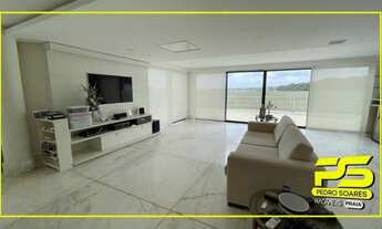 Imagem 4: Cobertura com 3 dormitórios à venda, 637 m² por r$ 2.600.000 - cabo branco - joão pessoa/p