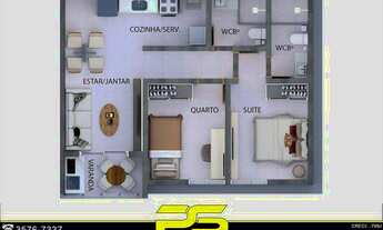 Imagem 4: Apartamentos com 2 dormitórios à venda, 53 a 70 m² por r$ 670.000 - camalaú - cabedelo/pb