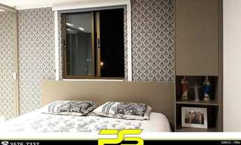 Imagem 6: Apartamento com 2 dormitórios à venda, 73 m² por r$ 390.000 - bancários - joão pessoa/pb