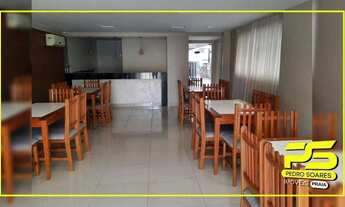 Imagem 2: Apartamento com 3 dormitórios à venda, 71 m² por r$ 550.000 - cabo branco - joão pessoa/pb