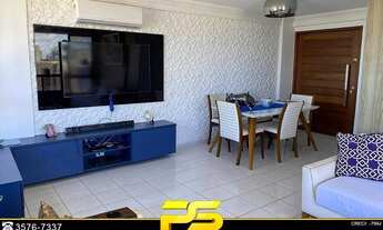 Imagem 5: Apartamento com 3 dormitórios à venda, 114 m² por r$ 900.000 - cabo branco - joão pessoa/p
