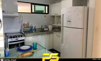 Imagem 7: Apartamento mobiliado com 2 dormitórios à venda, 62 m² por r$ 700.000 - cabo branco - joão