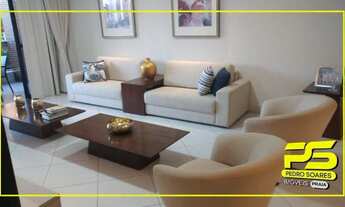 Imagem 2: Apartamento com 4 dormitórios à venda, 201 m² por r$ 950.000 - miramar - joão pessoa/pb pa