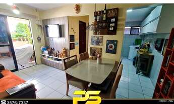 Imagem 2: Apartamento com 1 dormitório à venda, 43 m² por r$ 120.000 - ernesto geisel - joão pessoa