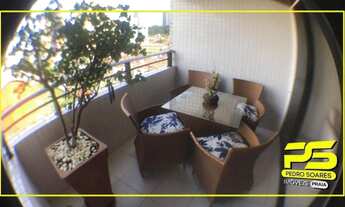 Imagem 4: Apartamento com 4 dormitórios à venda, 162 m² por r$ 750.000,00 - manaíra - joão pessoa/pb