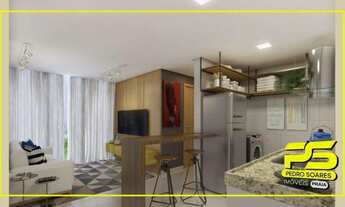 Imagem 4: Apartamento com 1 dormitório à venda, 31 m² por r$ 207.000 - tambaú - joão pessoa/pb para