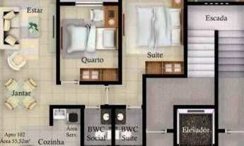 Imagem 6: Apartamento com 2 dormitórios à venda, 68 m² por r$ 299.000,00 - jardim cidade universitár