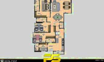 Imagem 2: Apartamento com 4 dormitórios à venda, 156 m² por r$ 1.356.249 - altiplano cabo branco - j