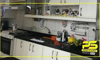 Imagem 4: Apartamento com 4 dormitórios à venda, 137 m² por r$ 520.000,00 - tambaú - joão pessoa/pb