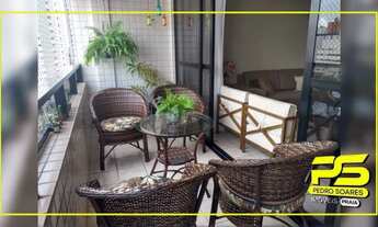 Imagem 2: Apartamento com 3 dormitórios à venda, 115 m² por r$ 470.000,00 - miramar - joão pessoa/pb