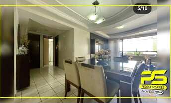 Imagem 4: Apartamento com 3 dormitórios à venda, 115 m² por r$ 470.000,00 - miramar - joão pessoa/pb