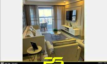 Imagem 3: Apartamento com 3 dormitórios à venda, 120 m² por r$ 1.000.000 - tambaú - joão pessoa/pb