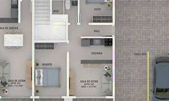 Imagem 3: Apartamento com 2 a 3 dormitórios à venda, 53 a 71 m² partir de r$ 200.000 - portal do sol