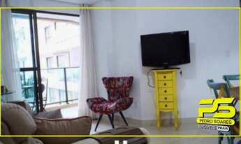 Imagem 2: Apartamento com 2 dormitórios à venda, 80 m² por r$ 620.000 - cabo branco - joão pessoa/pb