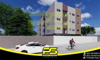 Imagem 2: últimos apartamentos, novo, 02quartos, suíte, térreo com área extrrna, 54,95m² por apenas