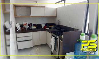 Imagem 2: Apartamento com 1 dormitório à venda, 40 m² por r$ 210.000 - manaíra - joão pessoa/pb para