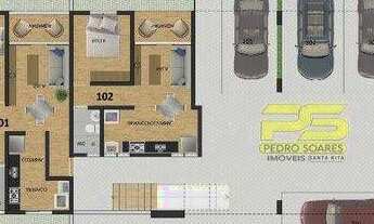 Imagem 2: Apartamento com 3 dormitórios à venda, 63 m² por r$ 259.000,00 - bessa - joão pessoa/pb pa