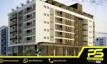 Imagem 1: Apartamento com 2 dormitórios à venda, 56 m² por r$ 620.000 - cabo branco - joão pessoa/pb