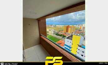 Imagem 1: Apartamento com 3 dormitórios à venda, 88 m² por r$ 600.000 - aeroclube - joão pessoa/pb