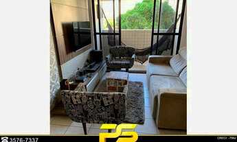 Imagem 4: Apartamento com 3 dormitórios + dce à venda, 99 m² por r$ 385.000 - manaíra - joão pessoa