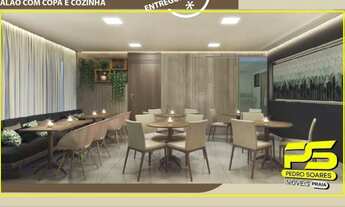 Imagem 3: Apartamento com 1 dormitório à venda, 31 m² por r$ 207.000 - tambaú - joão pessoa/pb para