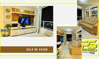 Imagem 4: Apartamento com 3 dormitórios à venda, 82 m² por r$ 439.000,00 - miramar - joão pessoa/pb