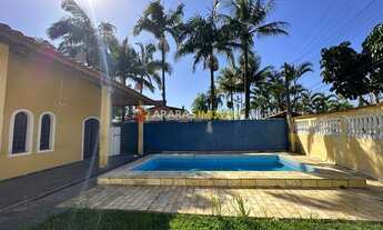 Imagem 1: CASA EM BERTIOGA COM 3 DORMITÓRIOS À VENDA, 141 M² POR R$ 650.000 - INDAIÁ