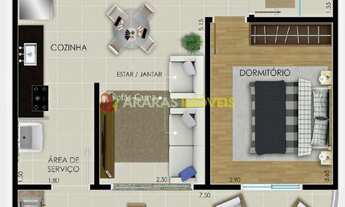 Imagem 2: APARTAMENTO A VENDA PRAIA DA ENSEADA, GUARUJA - R$ 400.000,00