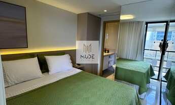 Imagem 6: HOUSE BARRA - Quarto e Sala - 28,88m² - Mobiliado - VARANDA GOURMET - VISTA MAR - Á VENDA