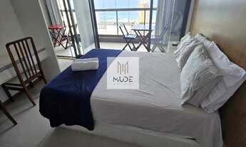 Imagem 6: Barra Premium STUDIO de 1 quarto com suíte, 24m², VISTA MAR - MOBILIADO E VAGA FIXA - Loca