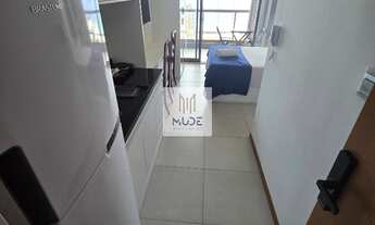 Imagem 4: Barra Premium STUDIO de 1 quarto com suíte, 24m², VISTA MAR - MOBILIADO E VAGA FIXA - Loca