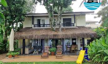 Imagem 2: Casa para locação em condomínio com vista ao mar em Juquehy com 5 suítes, serviço de praia