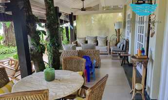 Imagem 6: Casa para locação em condomínio com vista ao mar em Juquehy com 5 suítes, serviço de praia